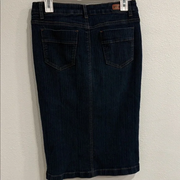 Classic Denim Midi Skirt - Picture 3 of 3